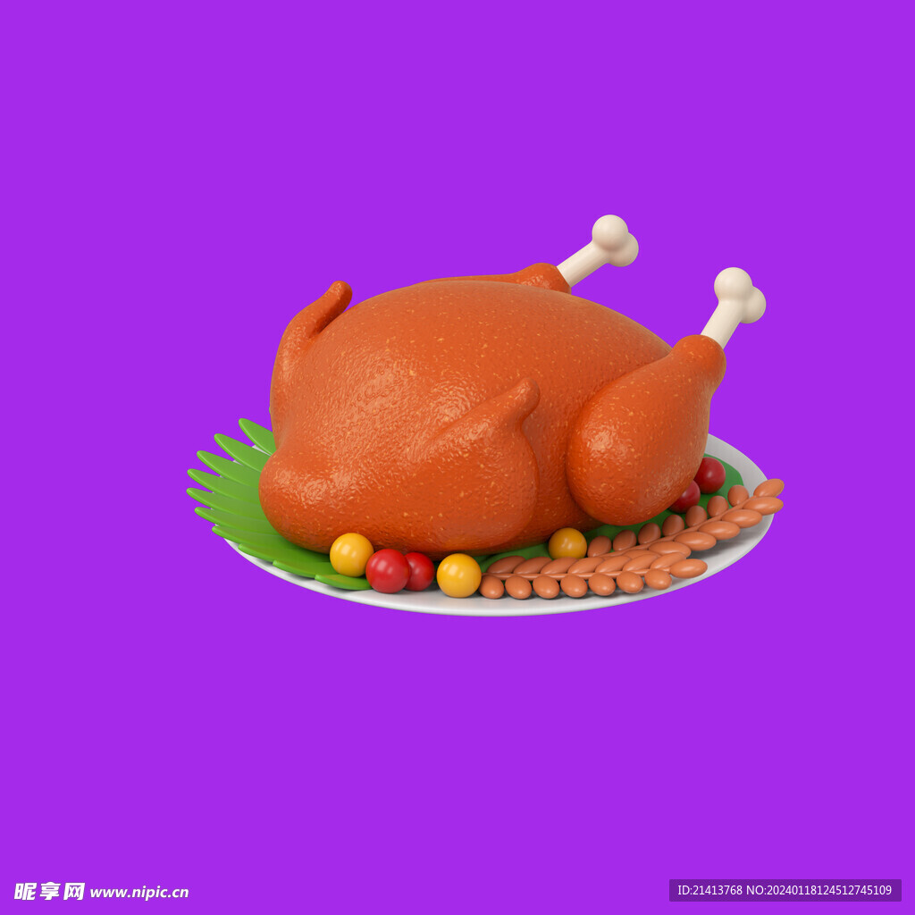 手绘美食佳肴