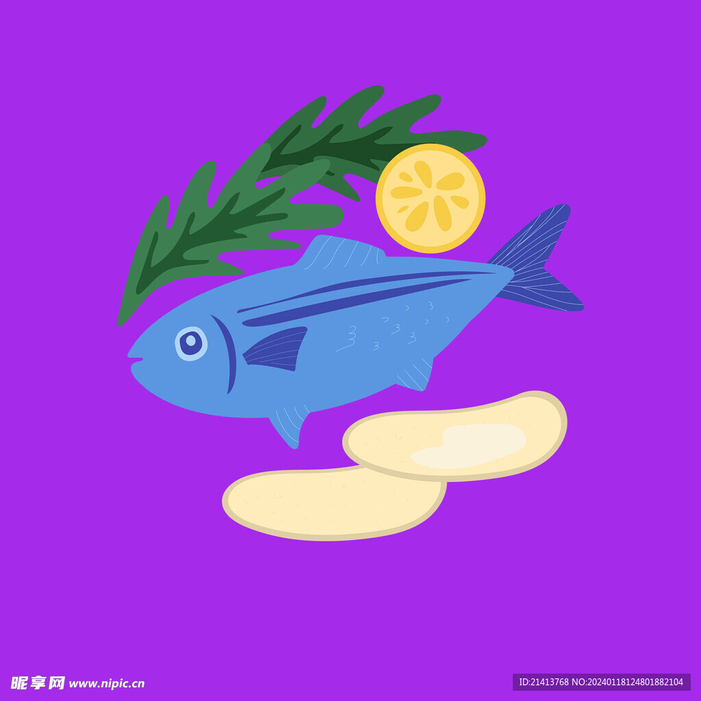 手绘美食佳肴