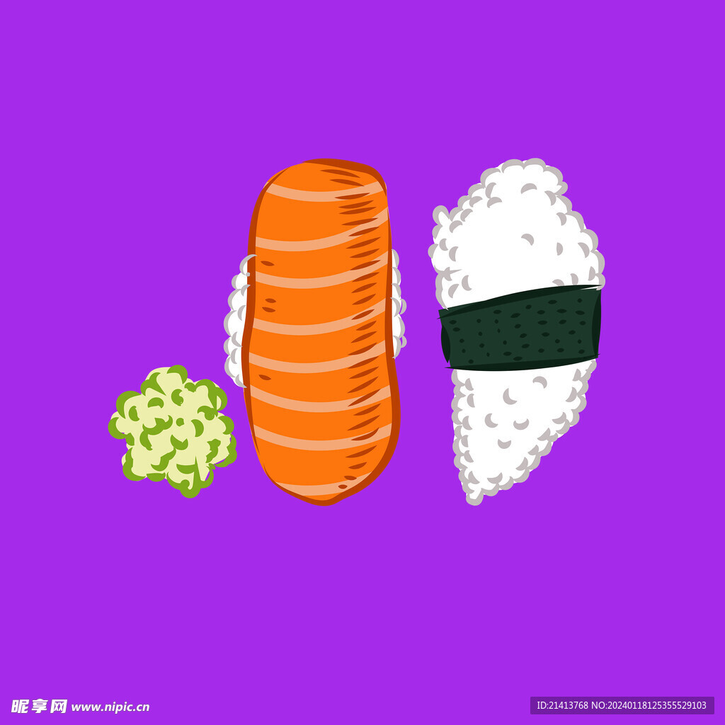 手绘美食佳肴