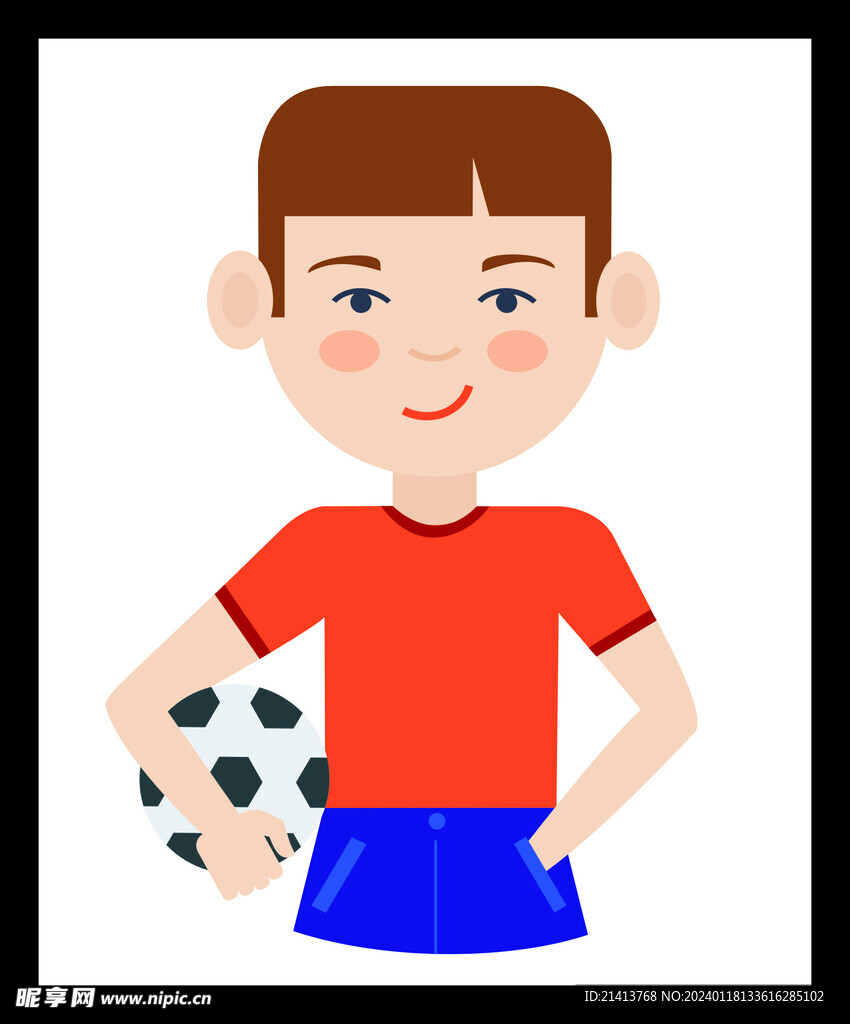 手绘男人男孩