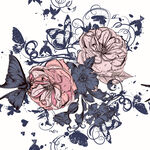 手绘花卉