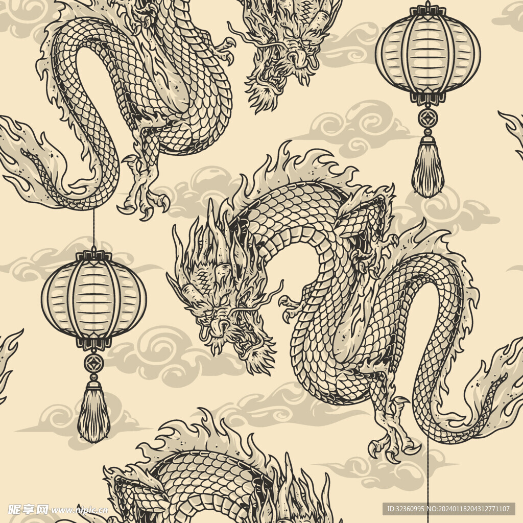 中国风   龙  