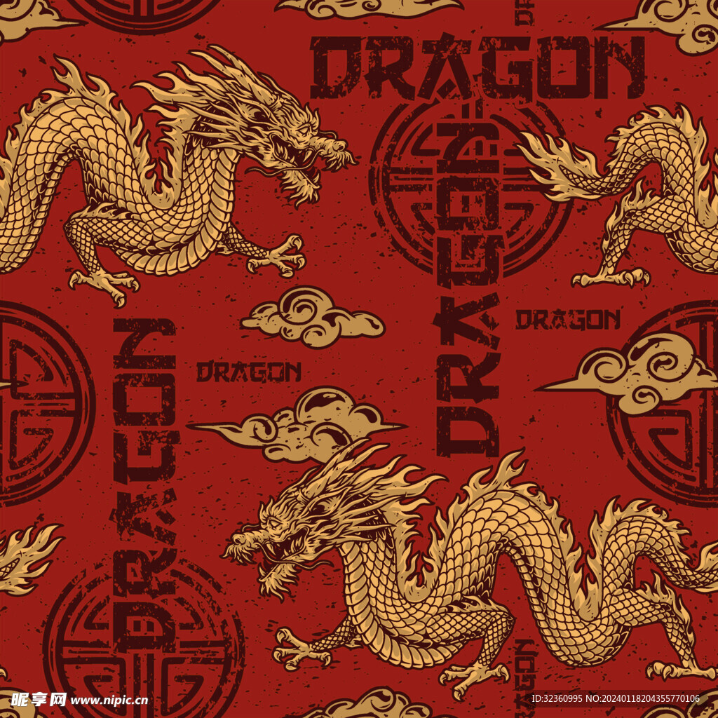 中国风   龙  