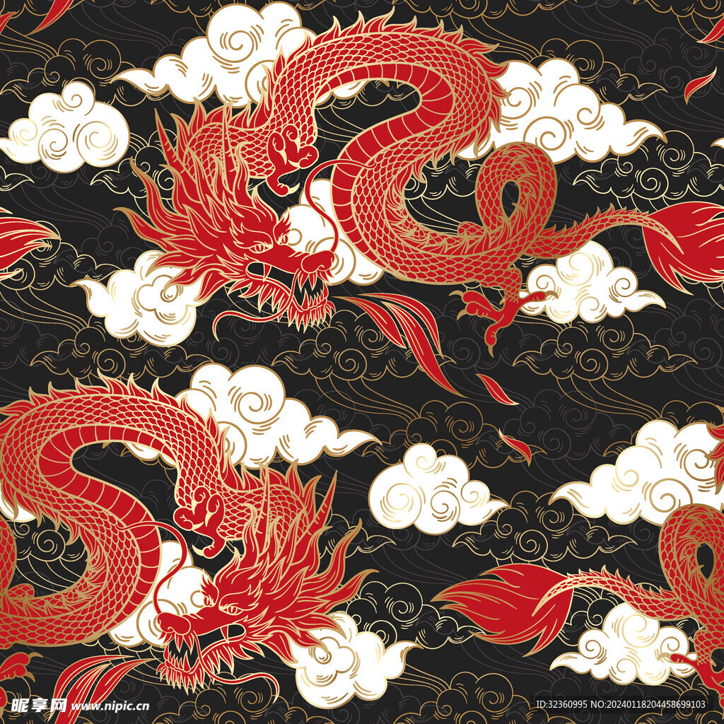 中国风   龙  