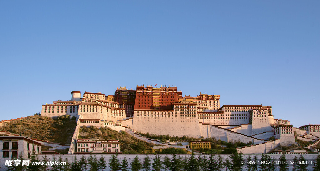布达拉宫广场图片
