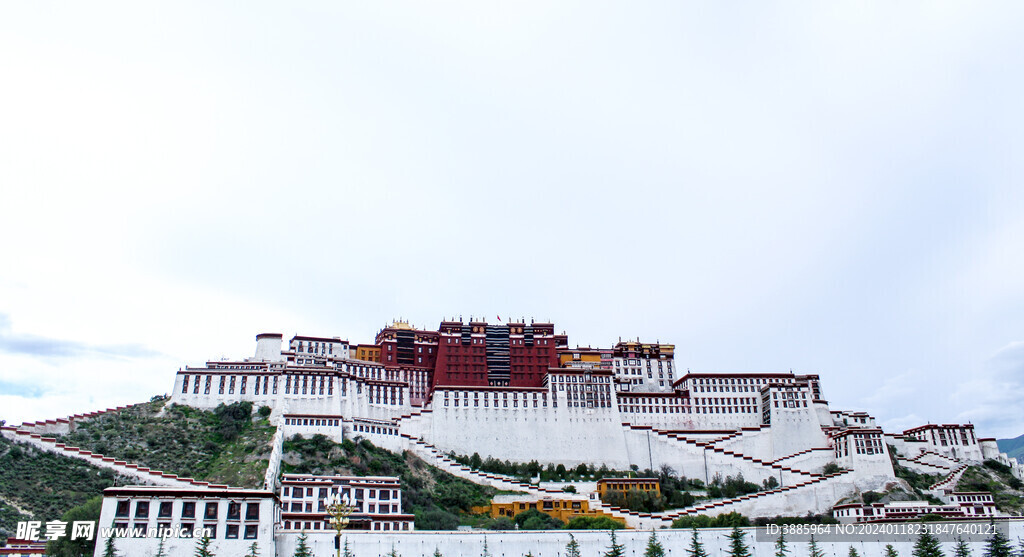 布达拉宫广场图片