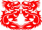 剪纸龙