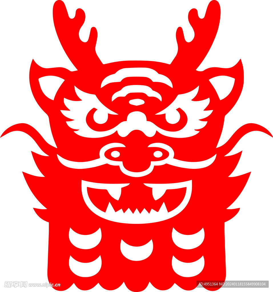 剪纸龙