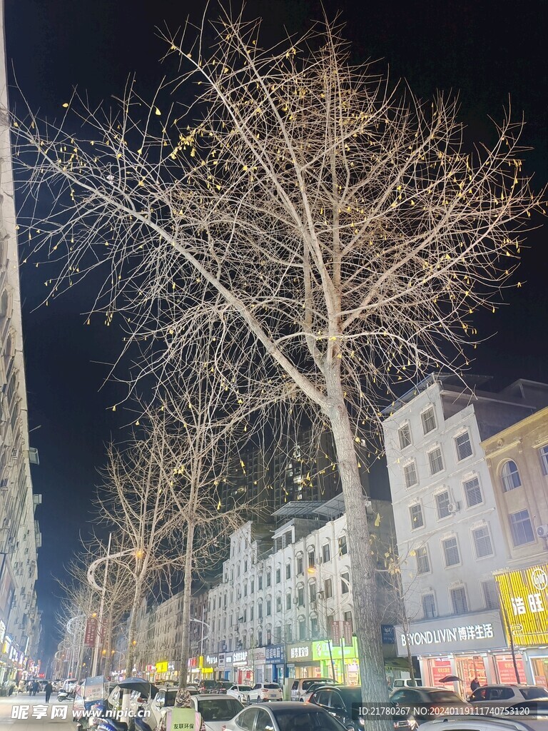 城市夜空