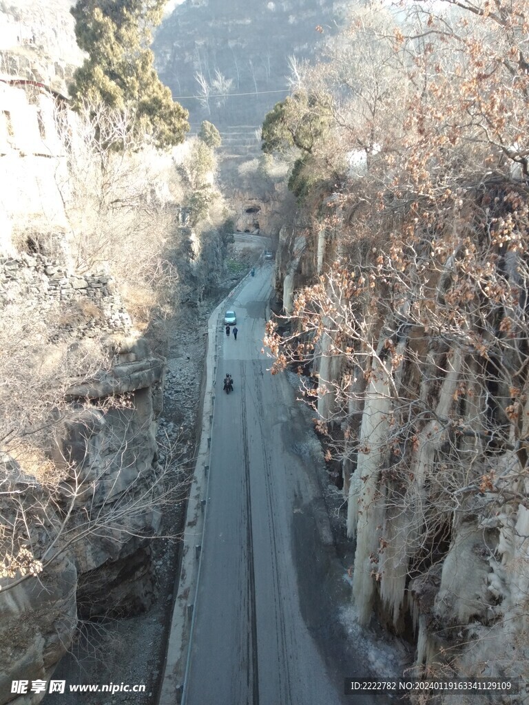 石家庄井陉凉沟桥冰瀑