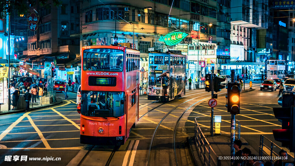 城市夜景图片