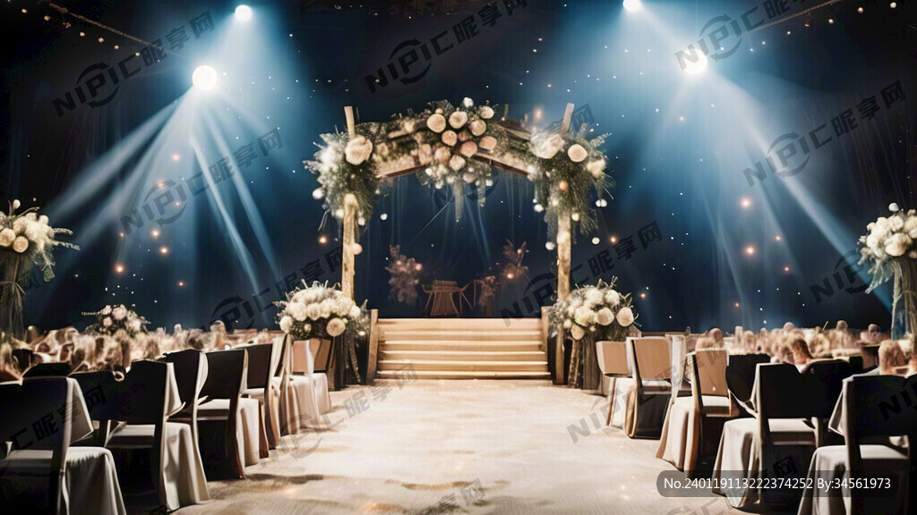 婚礼舞台背景