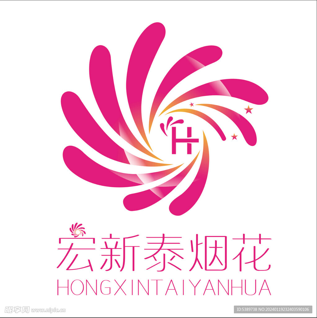 宏新泰烟花logo
