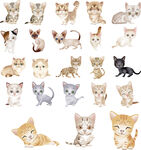 矢量猫图标素材
