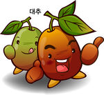 矢量梨卡通图标素材