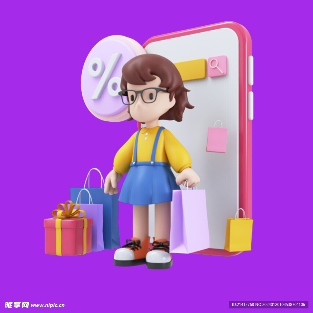 女人购物