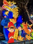 白鹭洲公园夜景花灯
