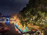 白鹭洲公园夜景花灯
