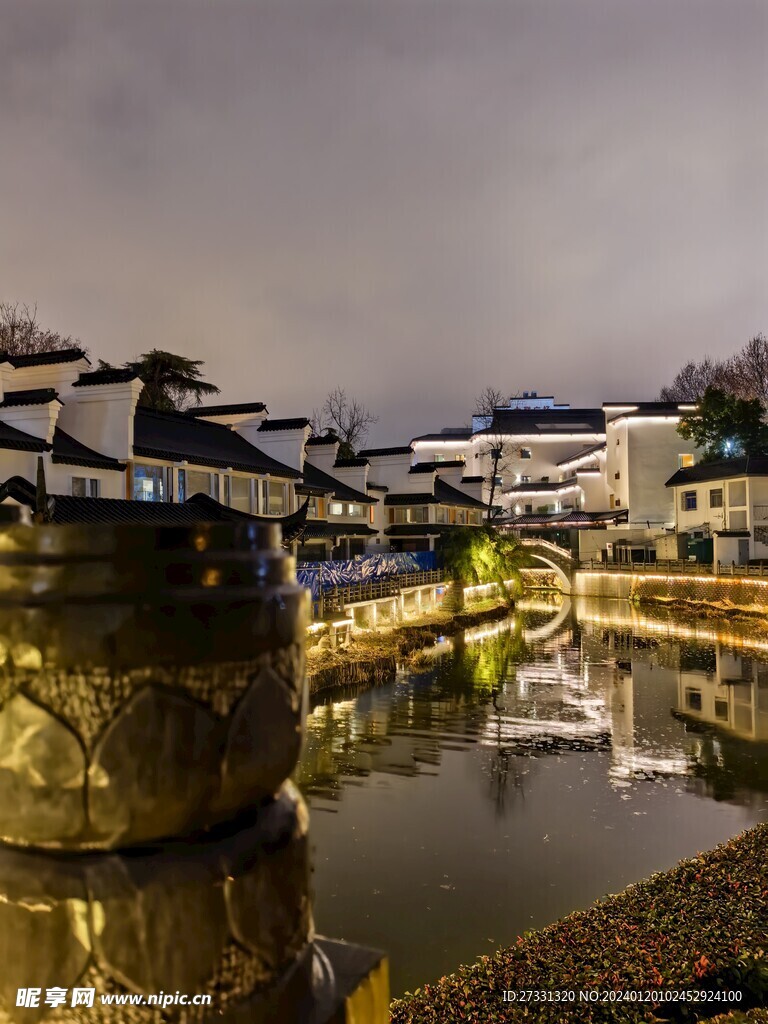 江南水乡夜景