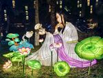白鹭洲公园夜景花灯
