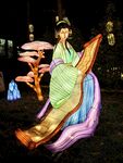 白鹭洲公园夜景花灯