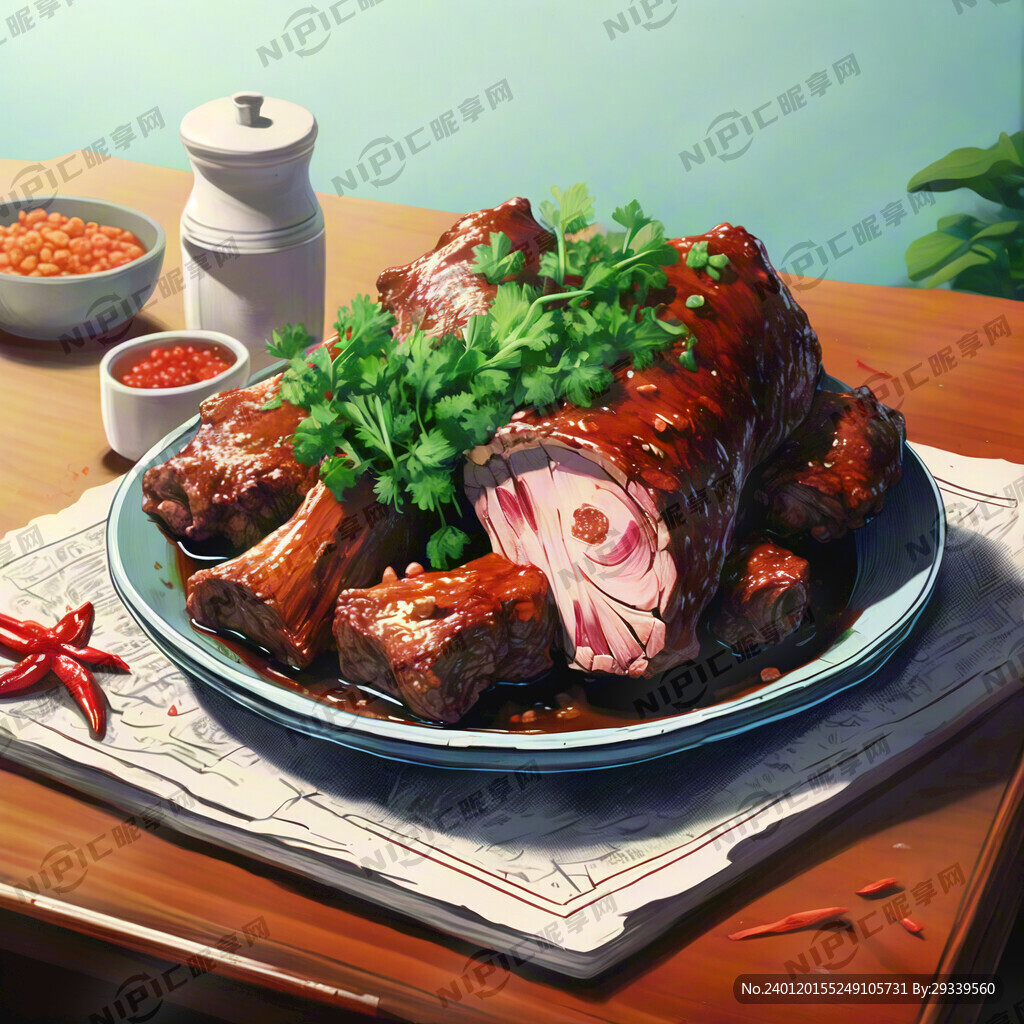 蒜香骨海报