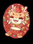 龙年表演插画