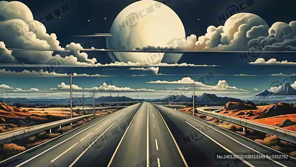 高速公路线条