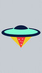 ufo飞蝶卡通外星飞行器