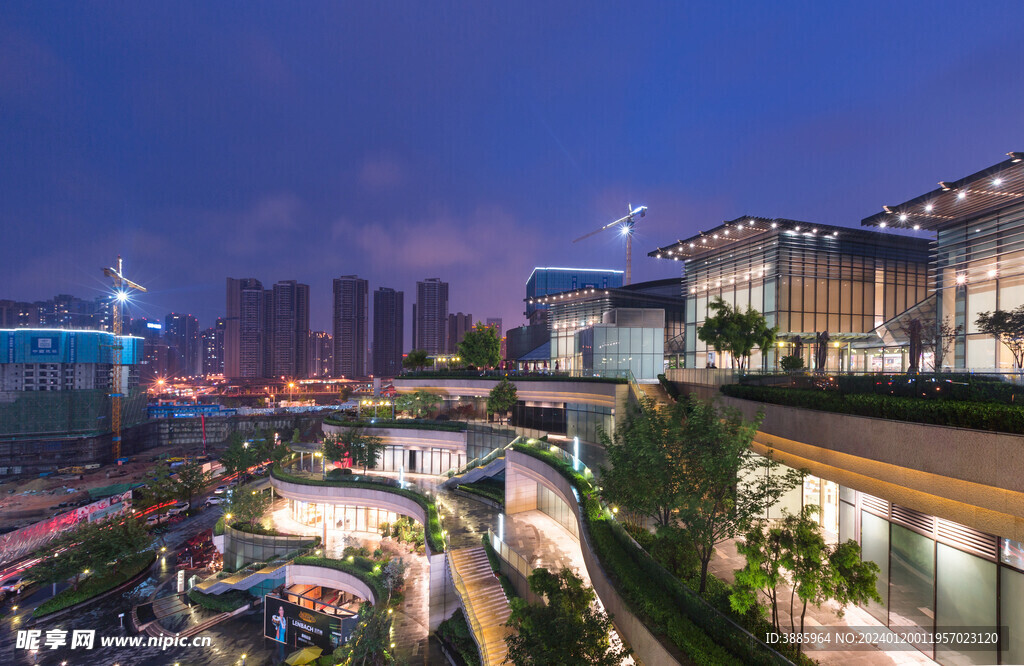城市夜景图片