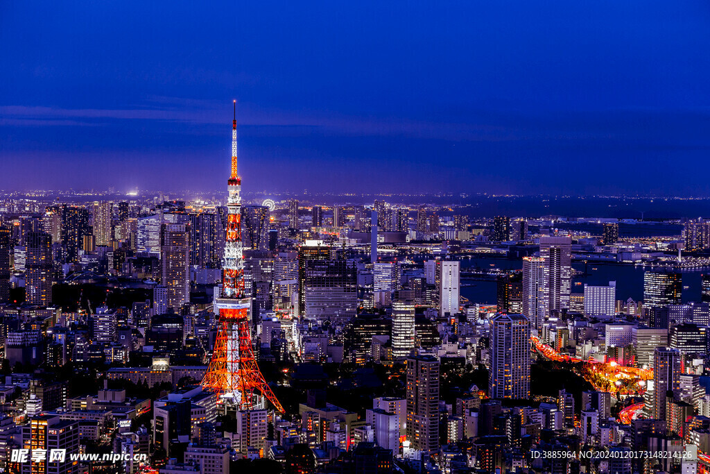 城市夜景图片