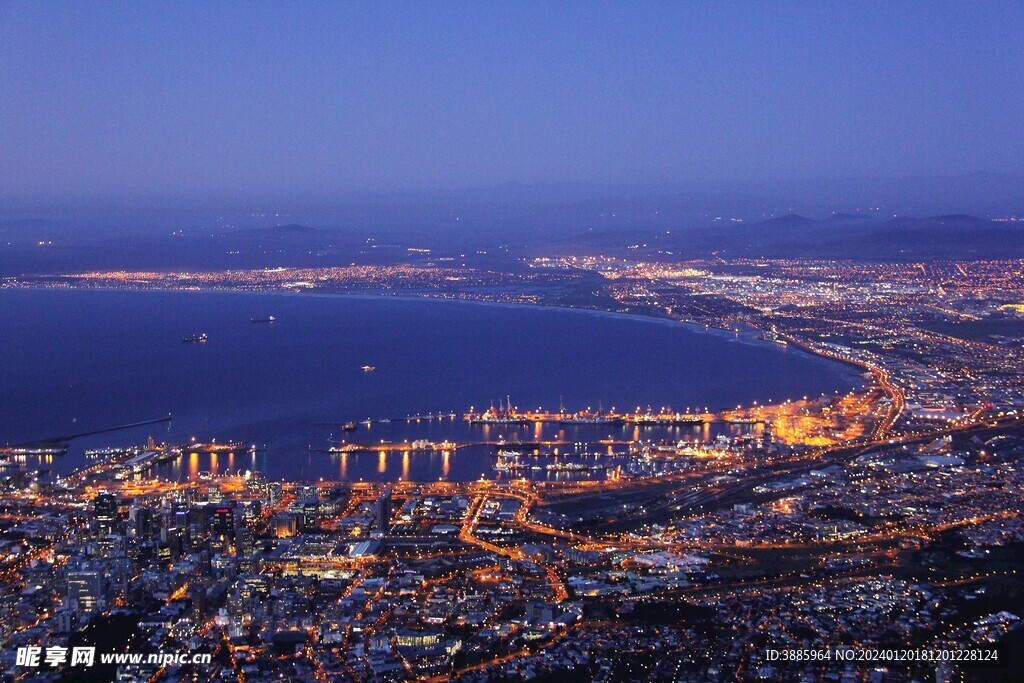 城市夜景图片