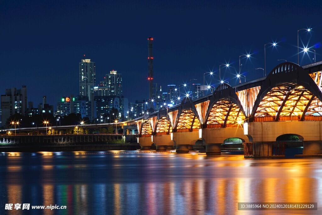 城市夜景图片