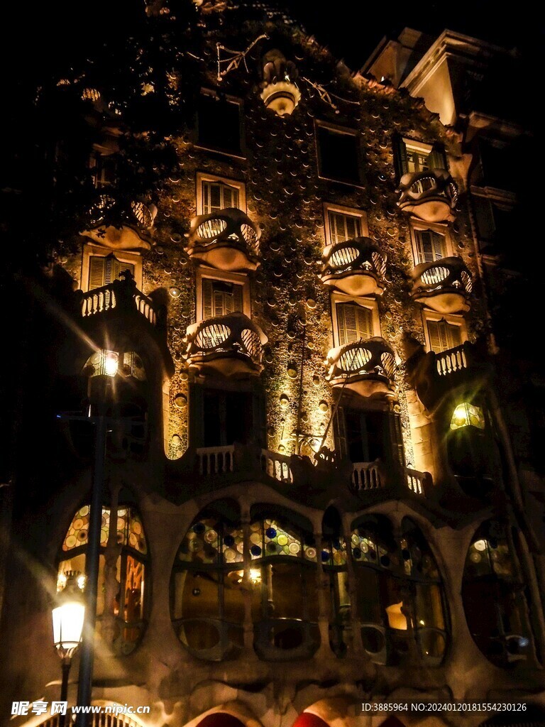 城市夜景图片