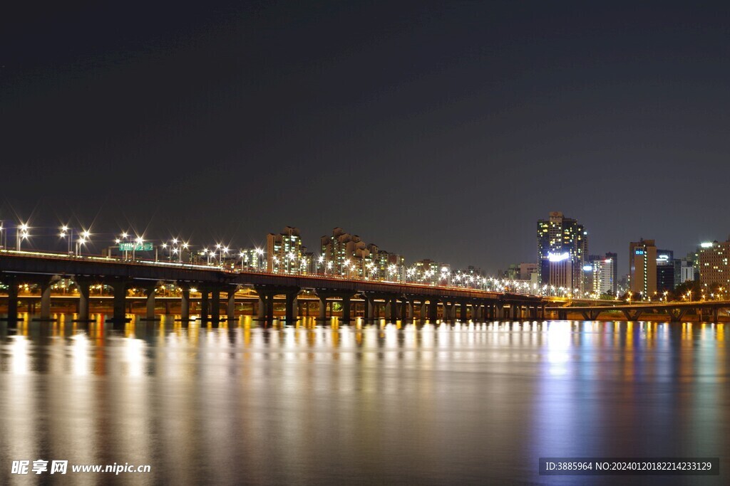 城市夜景图片