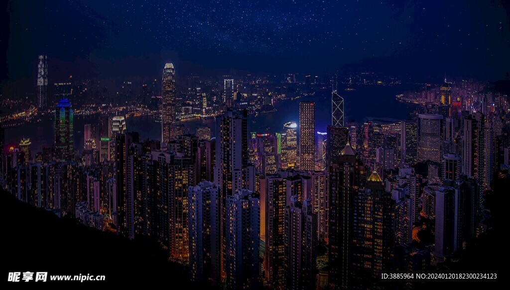 城市夜景图片