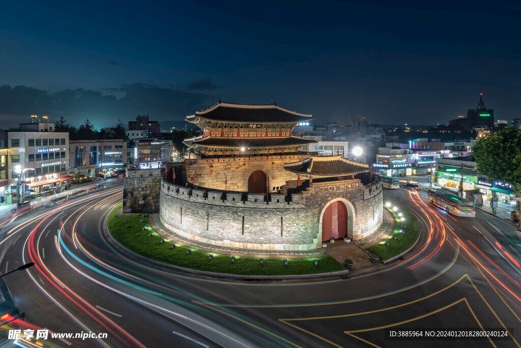 城市夜景图片