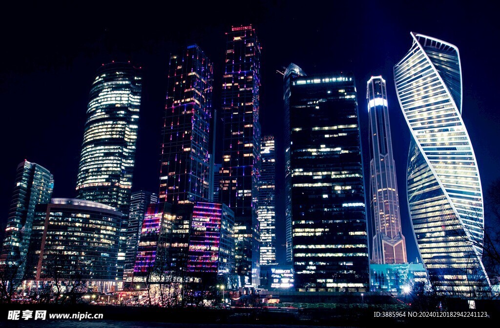 城市夜景图片