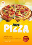 披萨海报 披萨宣传单 DM单