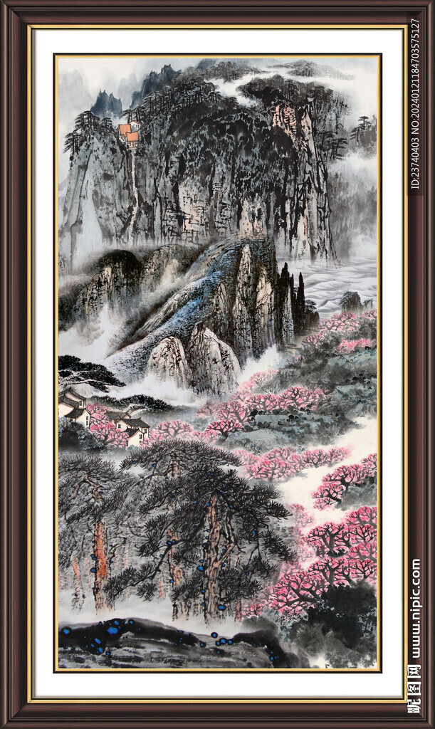 办公室山水画