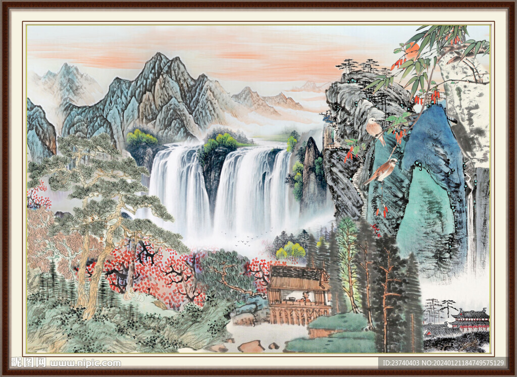 办公室山水画