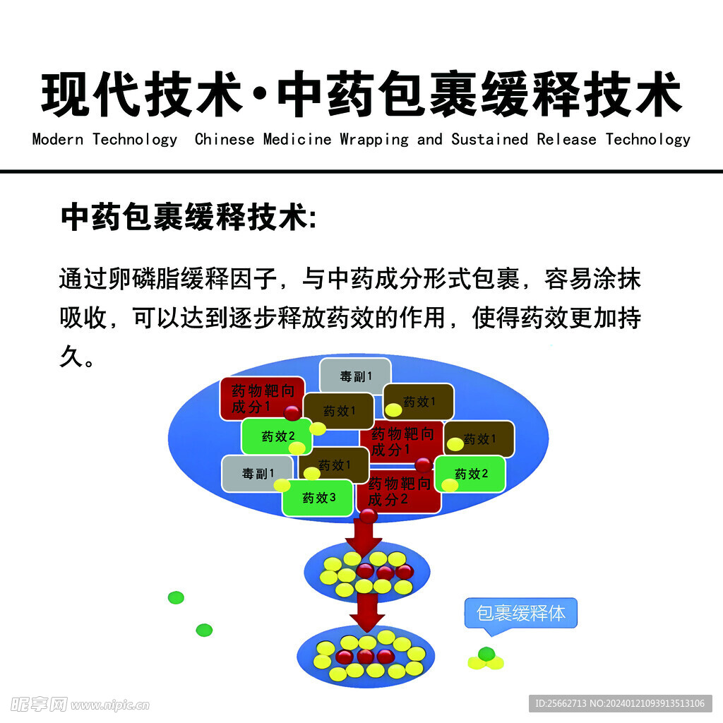 中药包裹缓释技术