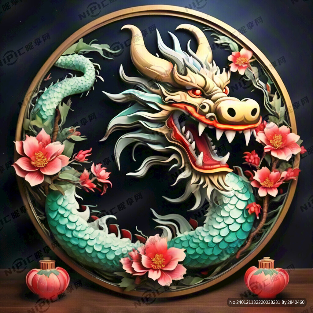 龙年贴画