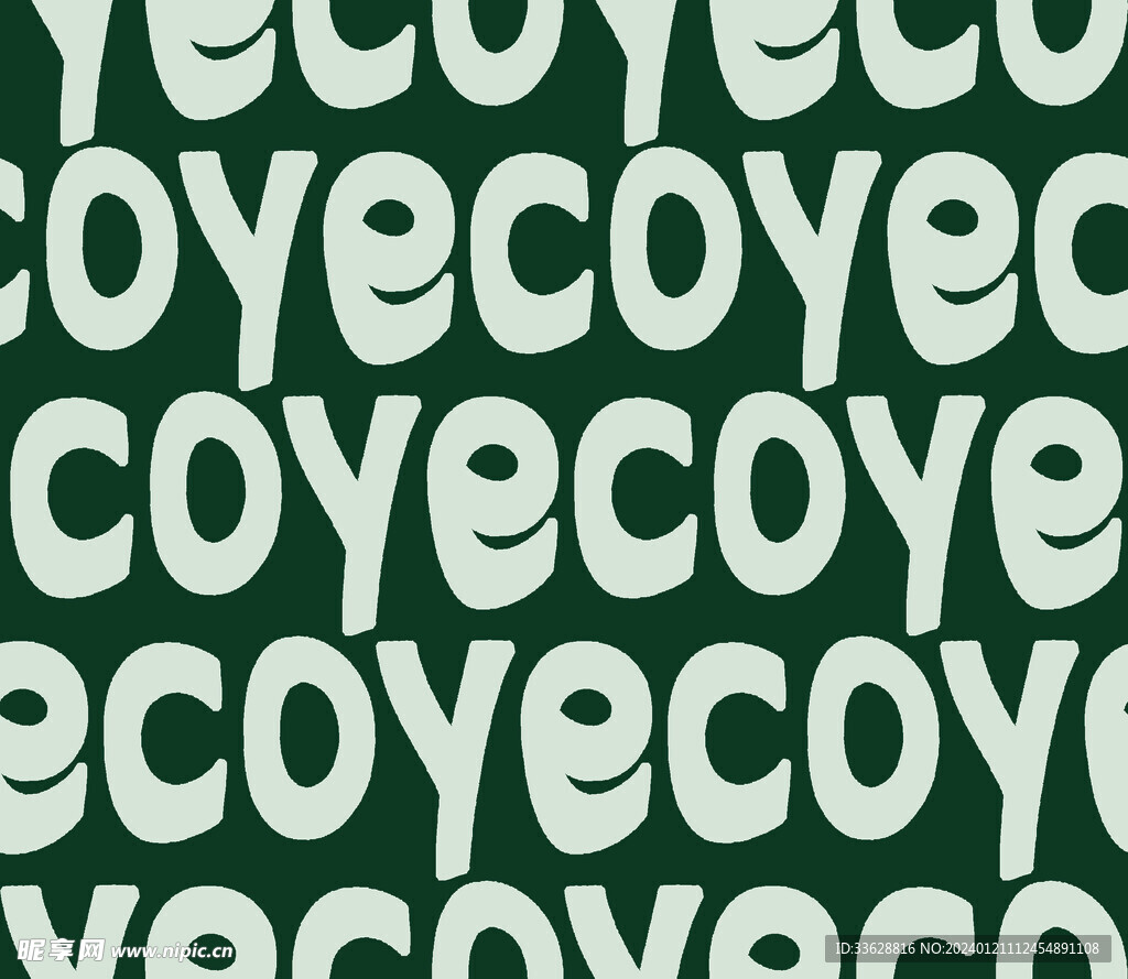 yeco 字母 