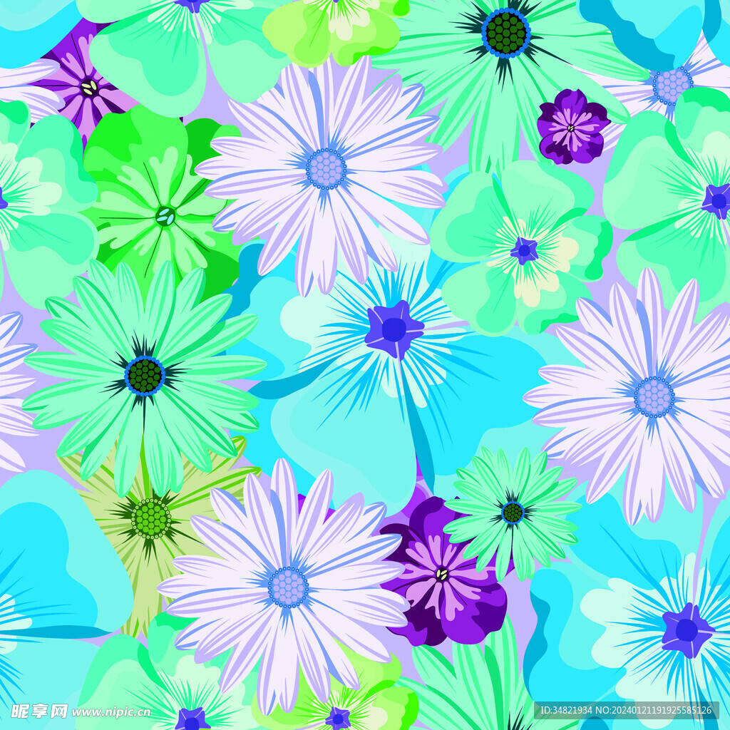 彩色菊花