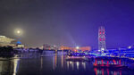 鸟巢玲珑塔夜景