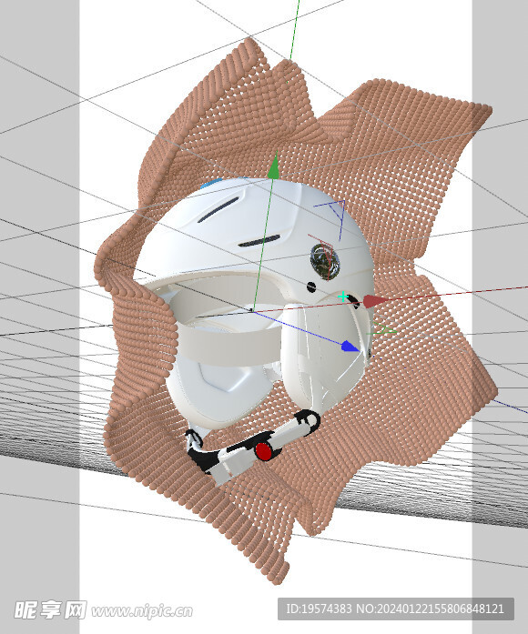 C4D模型 头盔