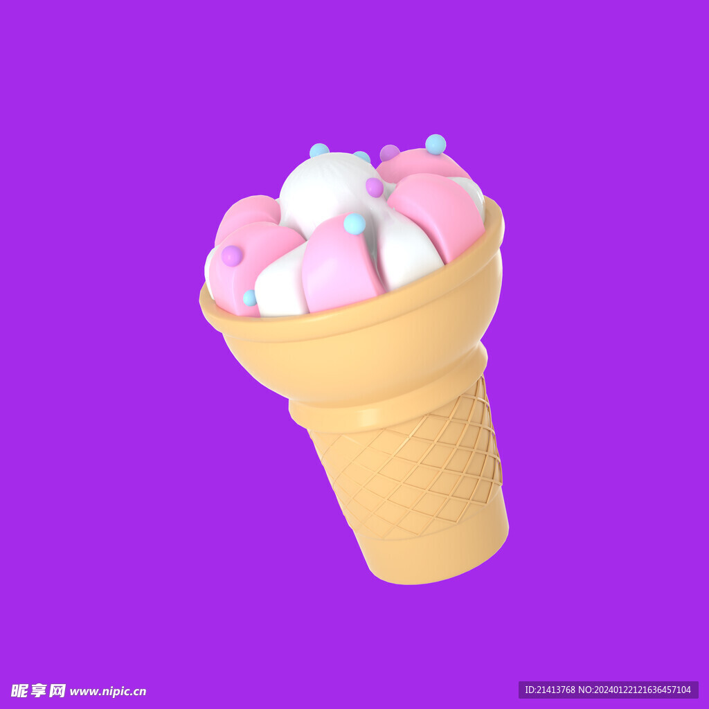 手绘冰淇淋