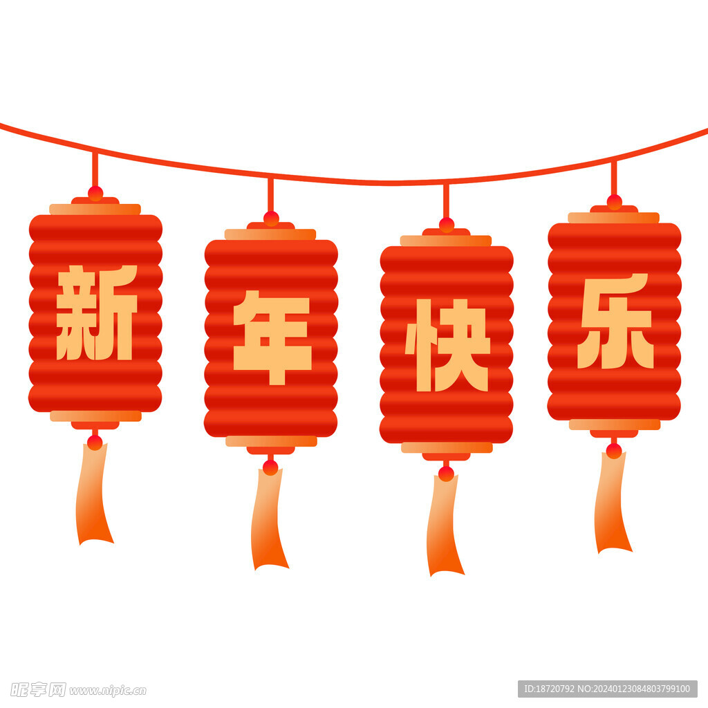 新春灯笼素材