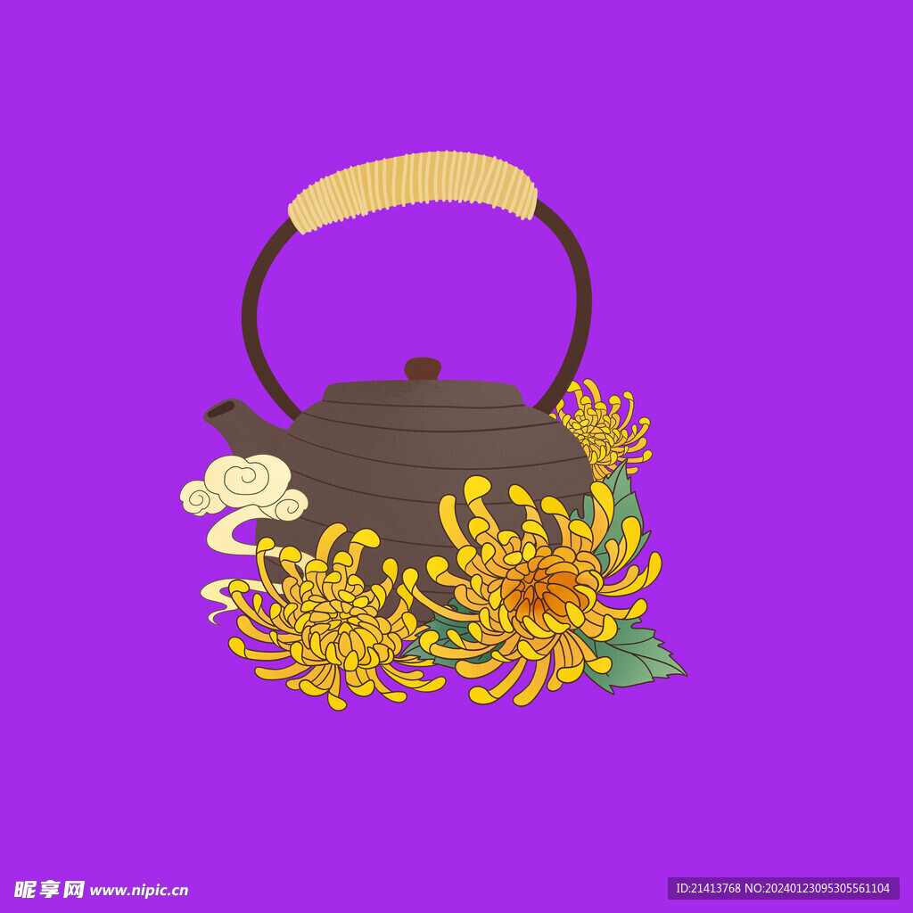 手绘茶水茶点 